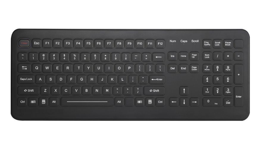 Промышленная клавиатура K-TEK-M399KP-FN-DT-B-US/RU-USB