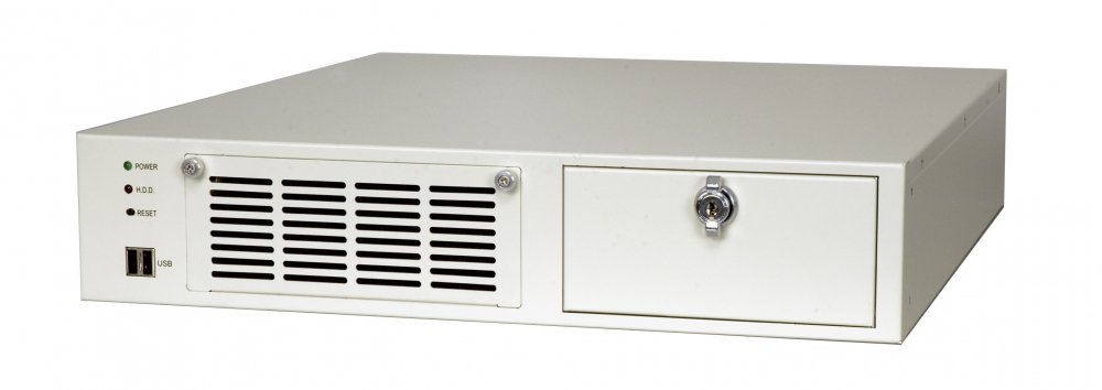 Корпус RACK-220GWATX-NNS-SH-SEA 2U ATX rackmount chassis, white, w/o BP, ATX switch