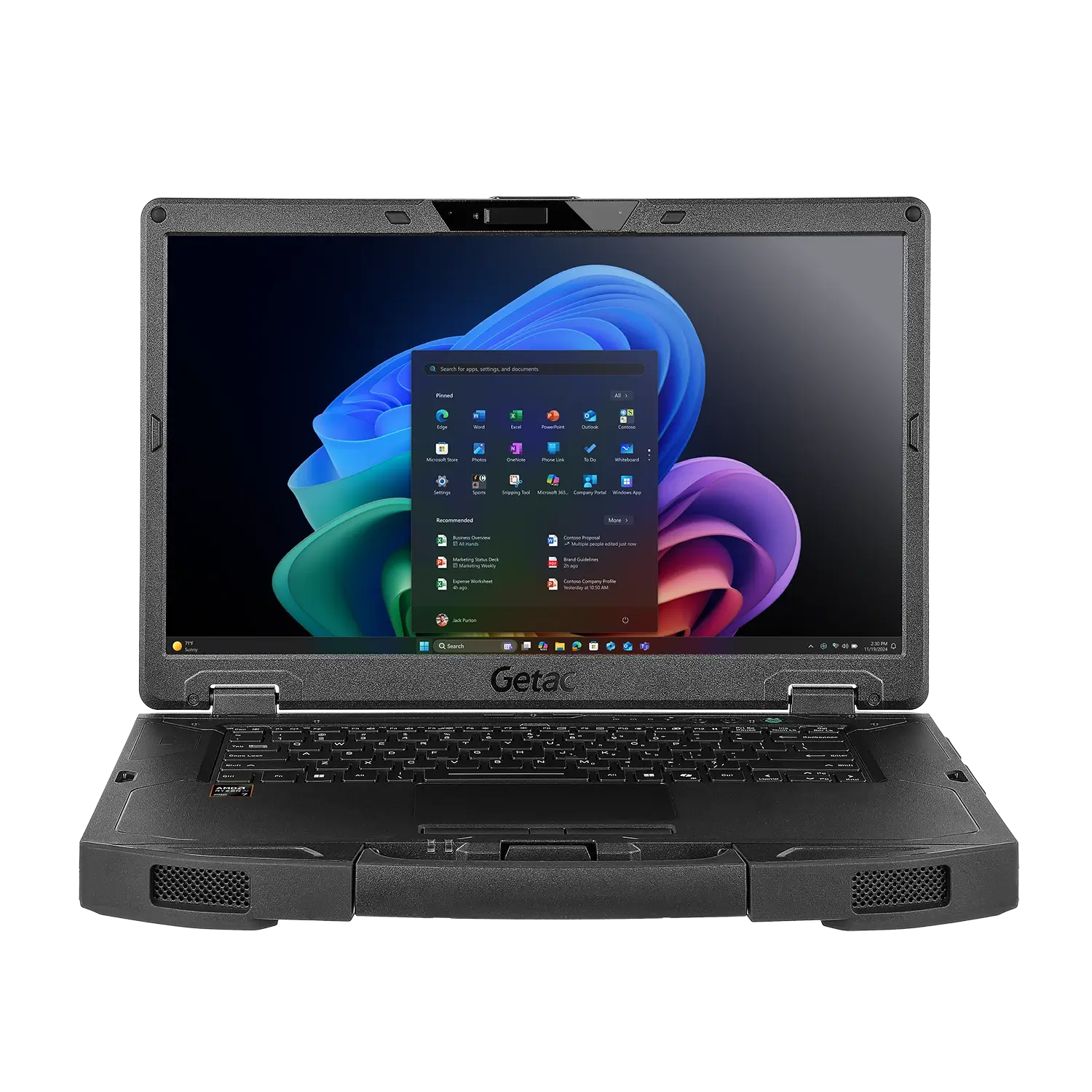 Getac S510AD — полузащищенный ноутбук (13.3", semi-rugged, IP53)