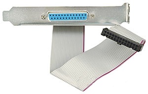 Кабель 1700020294-01 CABLE/WIRE, F Cable D-SUB 25P/IDE#3 2*13P-2.54 42CM W/BKT