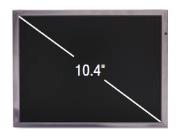 Комплект LCD-AU104-N2-U-SET AU G104SN2 10.4" 800x600 LCD panel with LVDS to 18-bit TFT converter, LV