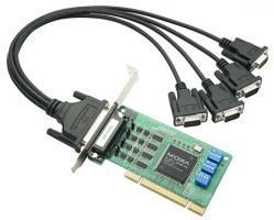 Плата CP-114UL-DB9M 4 port RS-232/422/485, Universal PCI, 921.6Kbps, surge protectoin, low profile