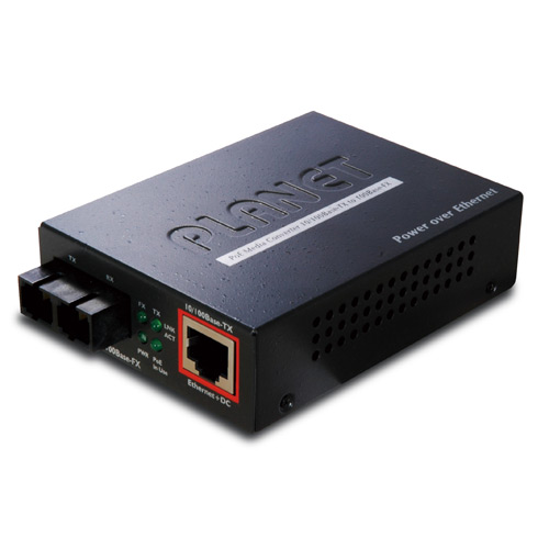 Planet FT-802S15 — мостовой медиаконвертер Fast Ethernet (1x100TX + 1x100FX SC SM 15km)