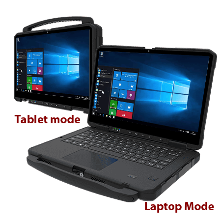 Winmate L140AD-4 — защищенный ноутбук 14", Intel Core i5-1235U