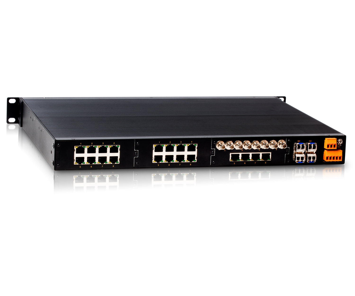 Коммутатор SICOM3024P-2M22T-ST05-HV-HV 300193336 2 100Base-FX multi mode fiber ports, ST connector, 