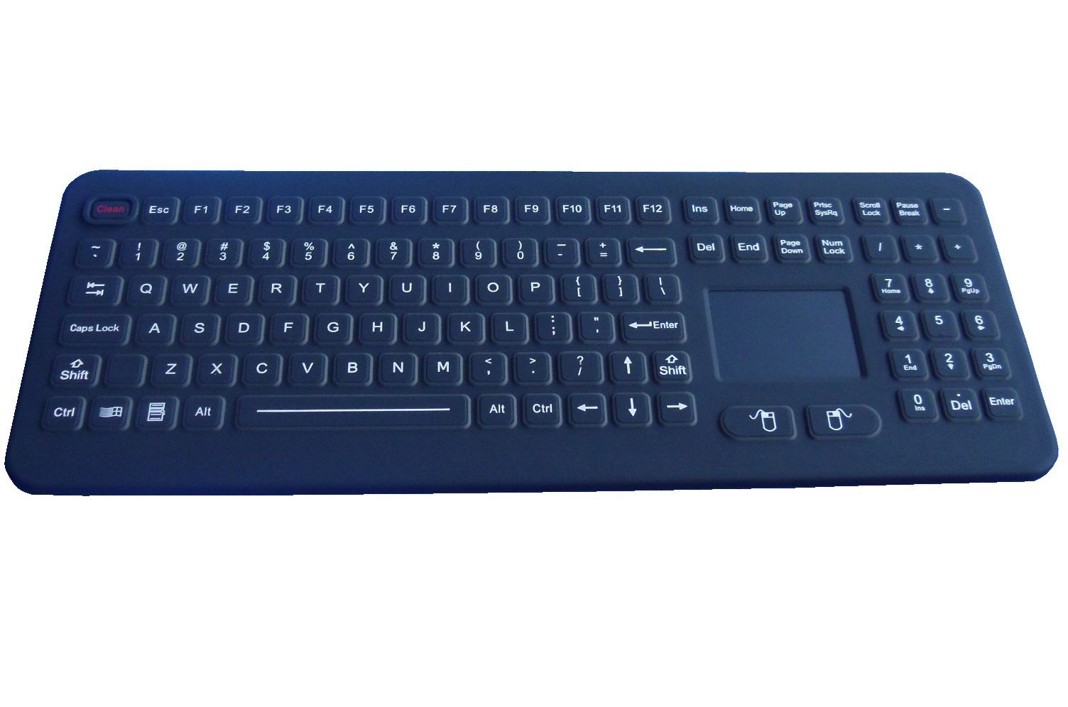 Промышленная клавиатура K-TEK-M399TP-KP-FN-DT-B-US/RU-USB