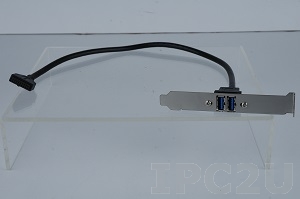 Кабель 19800-010500-200-RS	 Dual USB 3.0 type A ports cable,with bracket  ( old Model: 19800-010500-
