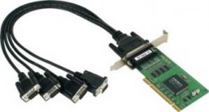 Плата CP-104UL-T Universal PCI, 4-port RS-232, 921.6 Kbps, w/o cable, t:-40/+85