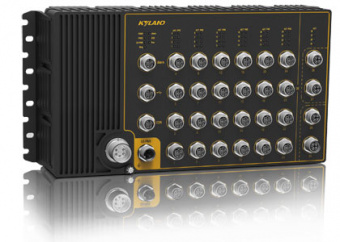 Коммутатор Aquam8128-24T-PP-L2-L2 302242913 Layer 2 managed,  24*10/100M Base-TX  pushpull M12 conne