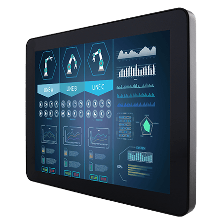 Монитор   R10L100-GCT2-C     10.4" 1024x768 1x USB Type C (ALT mode supported) with P-Cap touch IP65