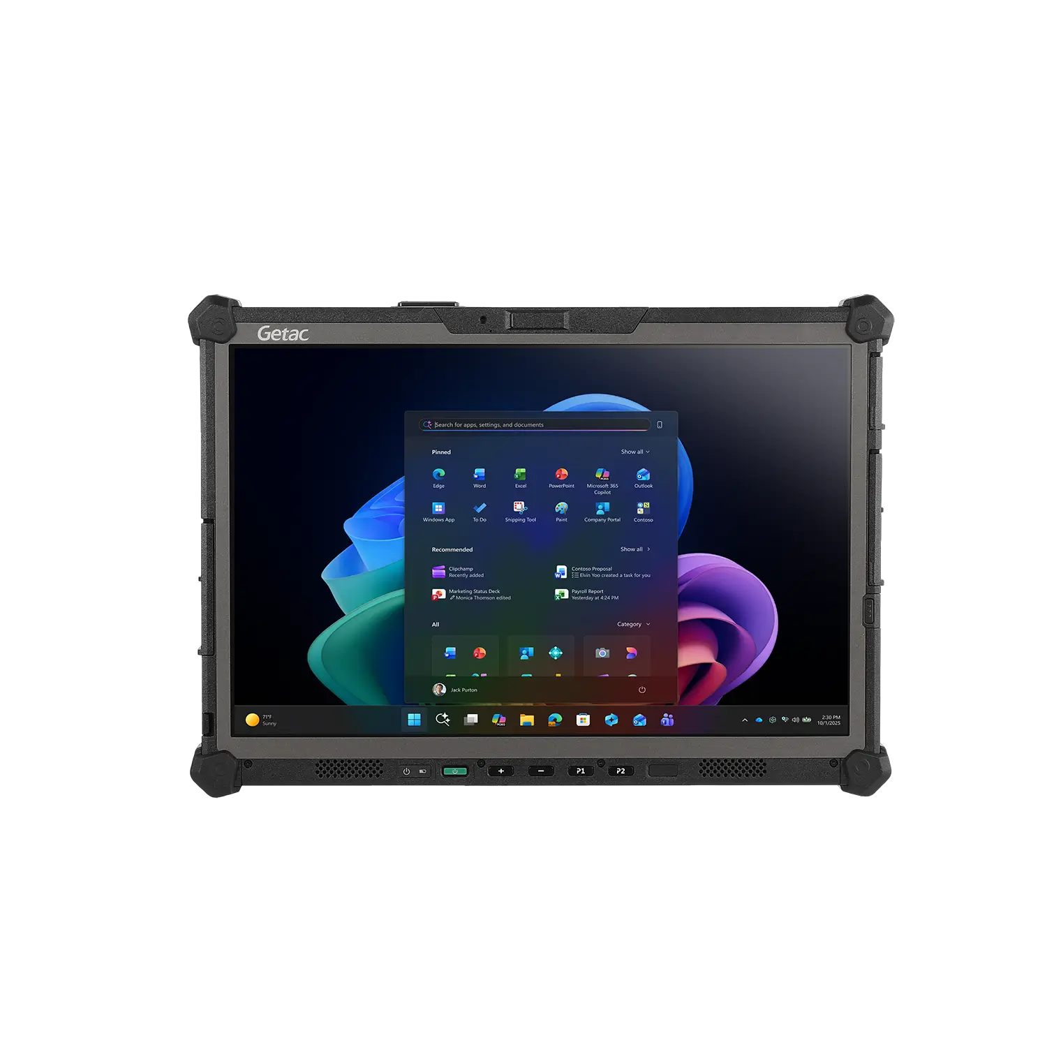 Getac G140 — защищенный планшет (14”, fully rugged, IP66)