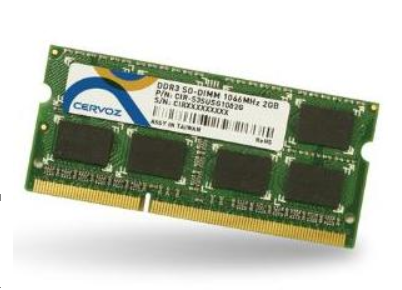 Модуль памяти  CIR-S3SUHK1604G       DDR3 SO-DIMM 1600MHz,  204 ,  4GB, 512M x 8 bit  1.5V / 1.35V