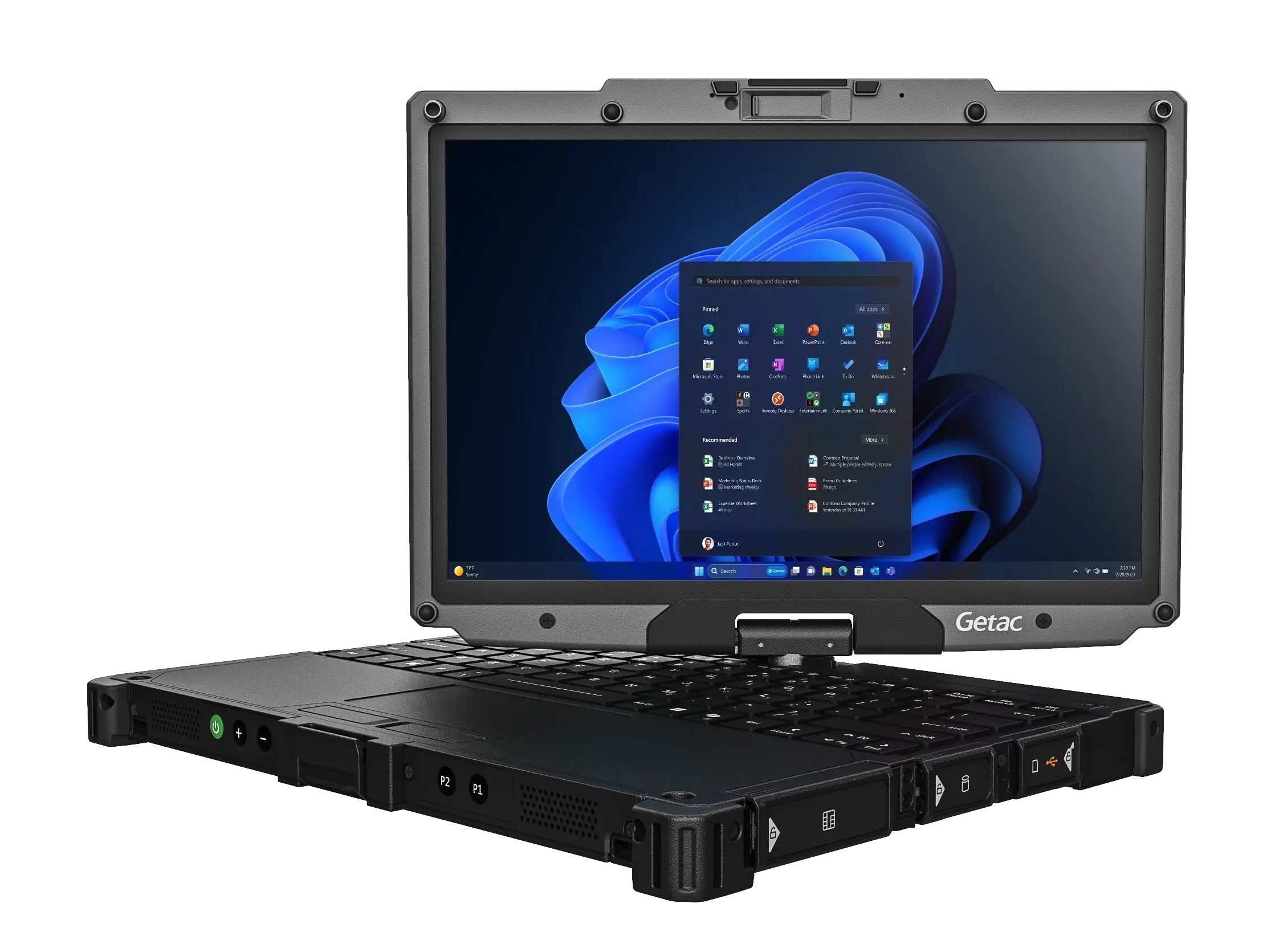 Getac V120 — защищенный ноутбук-трансформер (12.2", fully rugged, IP66)