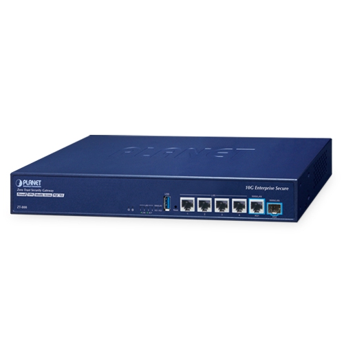 Planet ZT-800 — шлюз безопасности (Zero Trust, 1x10G SFP + 1x10G RJ45, 4x1G)