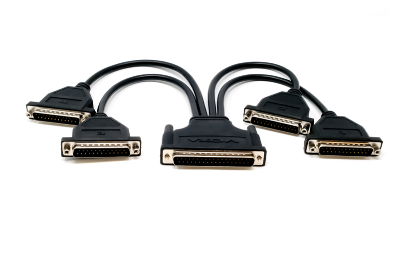 Opt-4C (CBL-M37M25x4-30)          30cm DB37 to 4-port DB25, male cable