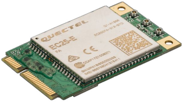 Модуль EC25-E      Quectel Mini PCIe LTE 4G module Cat.4
