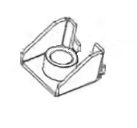 Крепеж 1960074091N000	 Panel Mount Clamper for UTC-510  (1 шт., заказывать 4!)