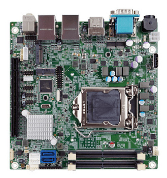 Плата KINO-DH310     Mini-ITX SBC supports 14nm LGA1151 Intel® 8th Generation Core™ i7/i5/i3, Celero