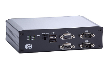 Компактный компьютер  tBOX810-838-FL-E3827-RJ-DC    ( E26N810105 )  Fanless Vehicle Grade embedded s