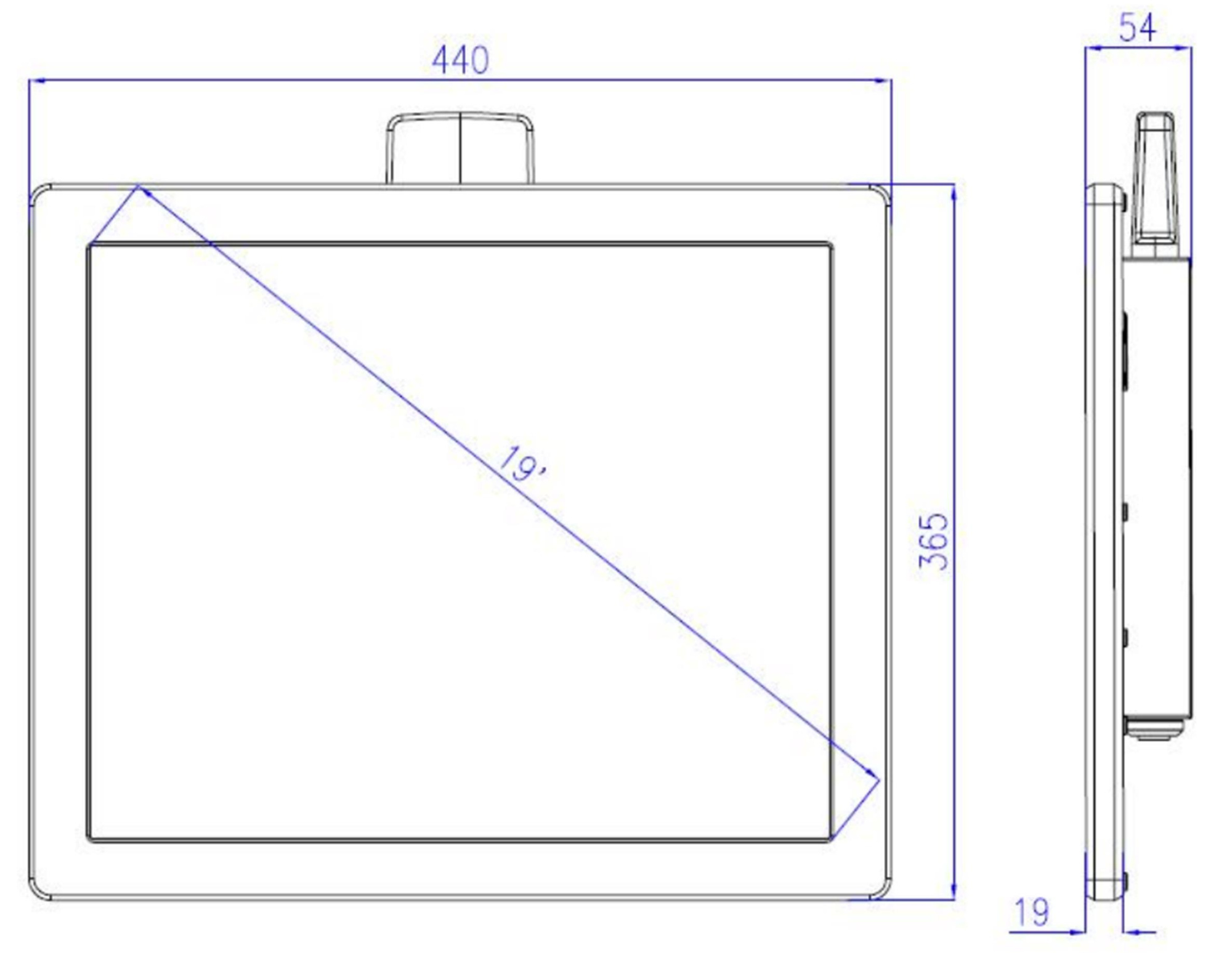 Картинка WP1901T-R1-J1900-8G-SSD256G-Akit  