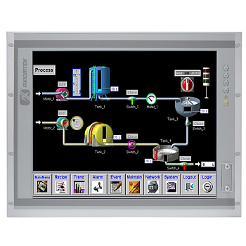 Панельный компьютер   P1197E-500-US w/PCIe x4       E221197104   19" SXGA expandable industrial touc