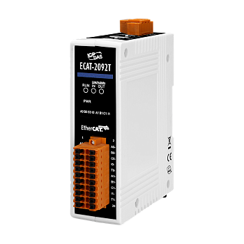 Счетчик ECAT-2092T CR EtherCAT two-channel incremental encoder counter with compare trigger output