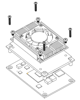 Радиатор   5078D840200E      CEM840 HEATSINK WFAN Heatsink wfan for CEM846