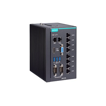 Компьютер DRP-C100-C1-8L-T DIN-rail type, Celeron 6305E, 8GB DDR4, COMx2, LANx10, USB 3.0x3, VGA+HDM