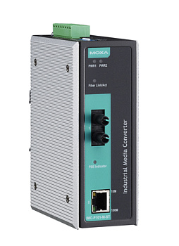 Конвертер IMC-P101-M-ST-T Industrial PoE Media Converter, multi mode, ST connector, t:-40/+75