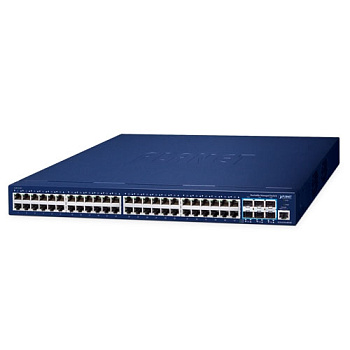 Planet SGS-6310-48T6X — стекируемый  коммутатор L3 (48x1G RJ45 + 6x10G)