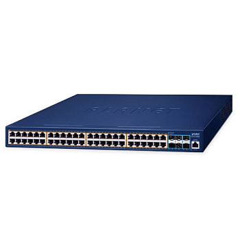 Planet GS-6311-48P6X — управляемый коммутатор L3 PoE+ (48xPoE+ + 6x10G)