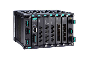 Коммутатор MDS-G4020-T Layer 2 full Gigabit modular managed Ethernet switch with 4 fixed Gigabit por