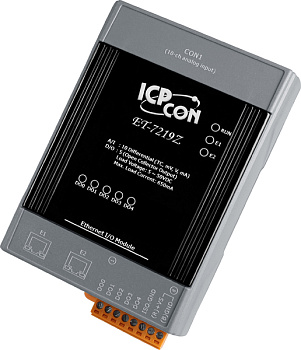 Модуль ET-7219Z/S CR Ethernet I/O Module with 2-port Ethernet Switch with 10-ch universal AI, 5-ch D