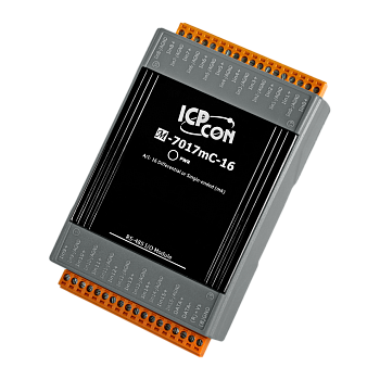 Модуль M-7017mC-16 CR 16-channel Current Input Module with Data Logger using the DCON and Modbus Pro