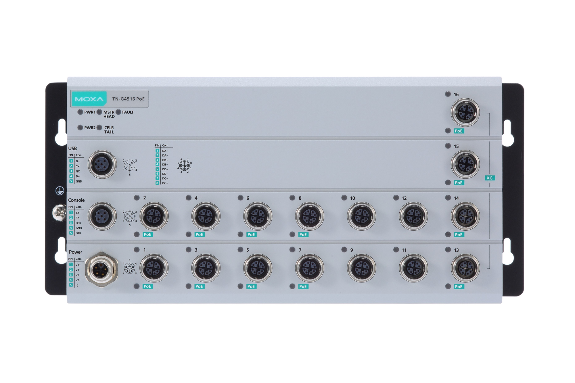 Картинка TN-G4516-8GPoE-2XGPoE-2XGTXBP-WV-T  