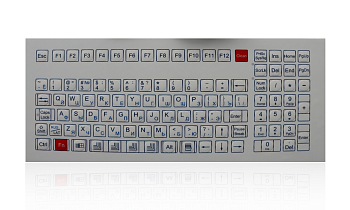 Промышленная клавиатура K-TEK-D349KP-FN-SW-W-US/RU-USB