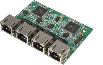 Модуль   CMI-LAN01/UB0912/CFM-PoE01   CMI Module with 4x RJ45 Ports, Intel® I210-AT GbE LAN, 1x Univ