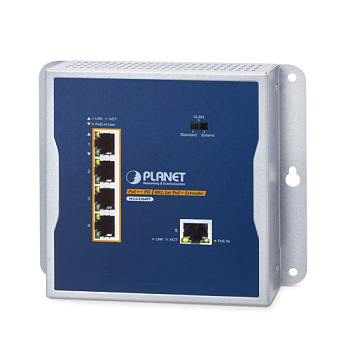 Planet WGS-E304PT — настенный экстендер PoE++ (1xPoE++ to 4xPoE+)
