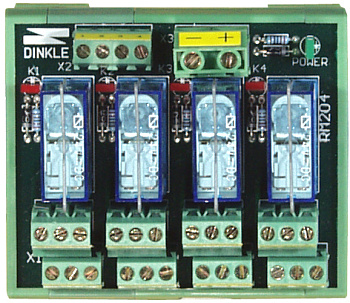 Модуль RM-204 CR 4-channel power relay module , 2 form C