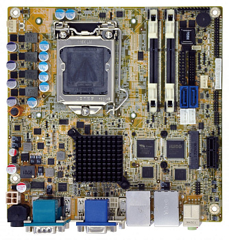 Плата  KINO-DH810-ECO    LGA1150 Intel® 4th generation Core™ i7/i5/i3, Pentium® or Celeron® CPU, DDR