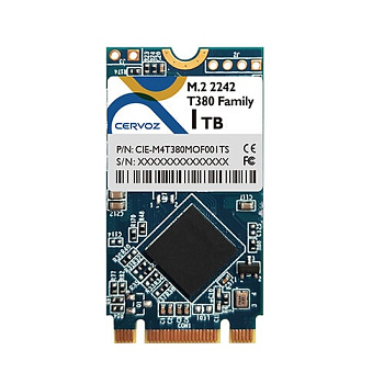 Модуль памяти  CIE-M4T380MMF128GW      DOM-M.2 2242-SATA-128GB 128GB, WT, DOM-M.2 2242-SATA-128GB, I