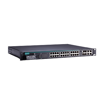 Коммутатор PT-7528-12MSC-12TX-4GSFP-HV-HV IEC 61850-3 managed rackmount Ethernet switch with 12 10/1