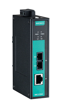 Конвертер IMC-21GA-LX-SC-T Industrial Gigabit Media Converter, Single-Mode 10km, SC, t: -40/75