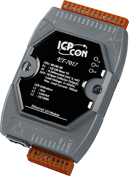 Модуль ET-7017 CR Ethernet I/O Module with 8-ch AI, 4-ch DO (RoHS)