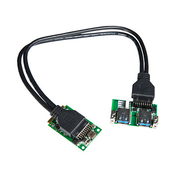 Модуль  MEC-USB-M002-15/UB0314      Mini-PCIe Module with 2x USB 3.0 Ports, 1x 15cm cable / 1xUniver