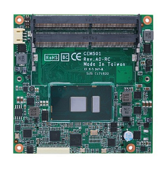 Плата    CEM511PG-i3-7100U      E38D511100    COM Express Type 6 compact module with Intel® Core™ i3