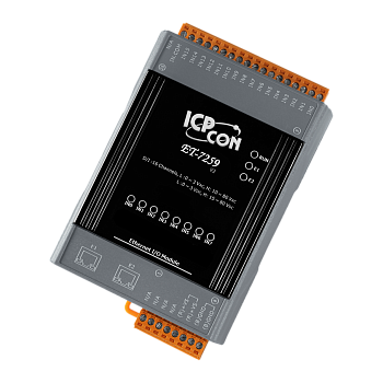 Модуль ET-7259 CR Ethernet I/O Module with 2-port Ethernet Switch, with 8-channel AC/DC Digital Inpu