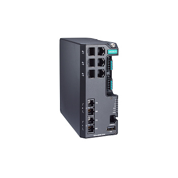 Коммутатор EDS-4008-2SSC-LV Managed Ethernet switch with 6 10/100BaseT(X) ports, 2 100BaseFX single-