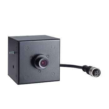 Камера VPort P06HC-1V60M-CT EN 50155, HD image, cubic IP camera, M12 connector, PoE, 6.0 mm lens, -4