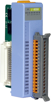 Модуль I-8058 CR Isolated digital input module (AC/DC differential input)